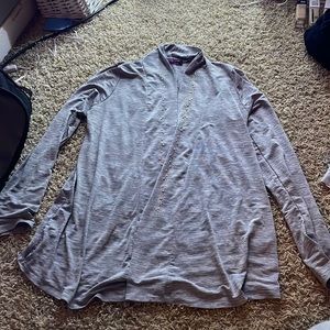 Grey cover up with rhinestones